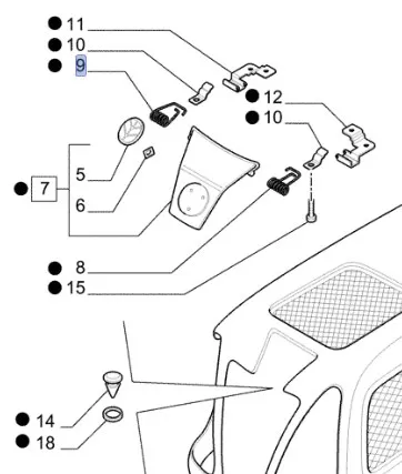 87632571 - пружина